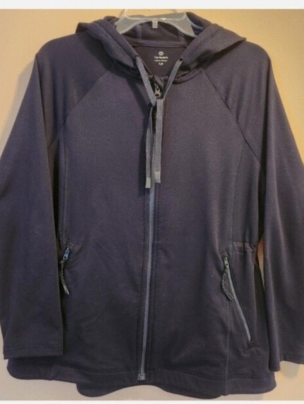 Women's Talbots Dark Navy Blue Hooded Jacket